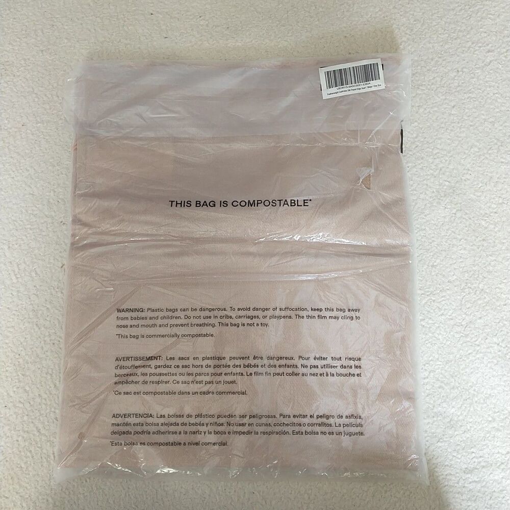 New Quince Featherweight Cashmere Silk Frayed Edge Scarf One Size Beige - Picture 3 of 8